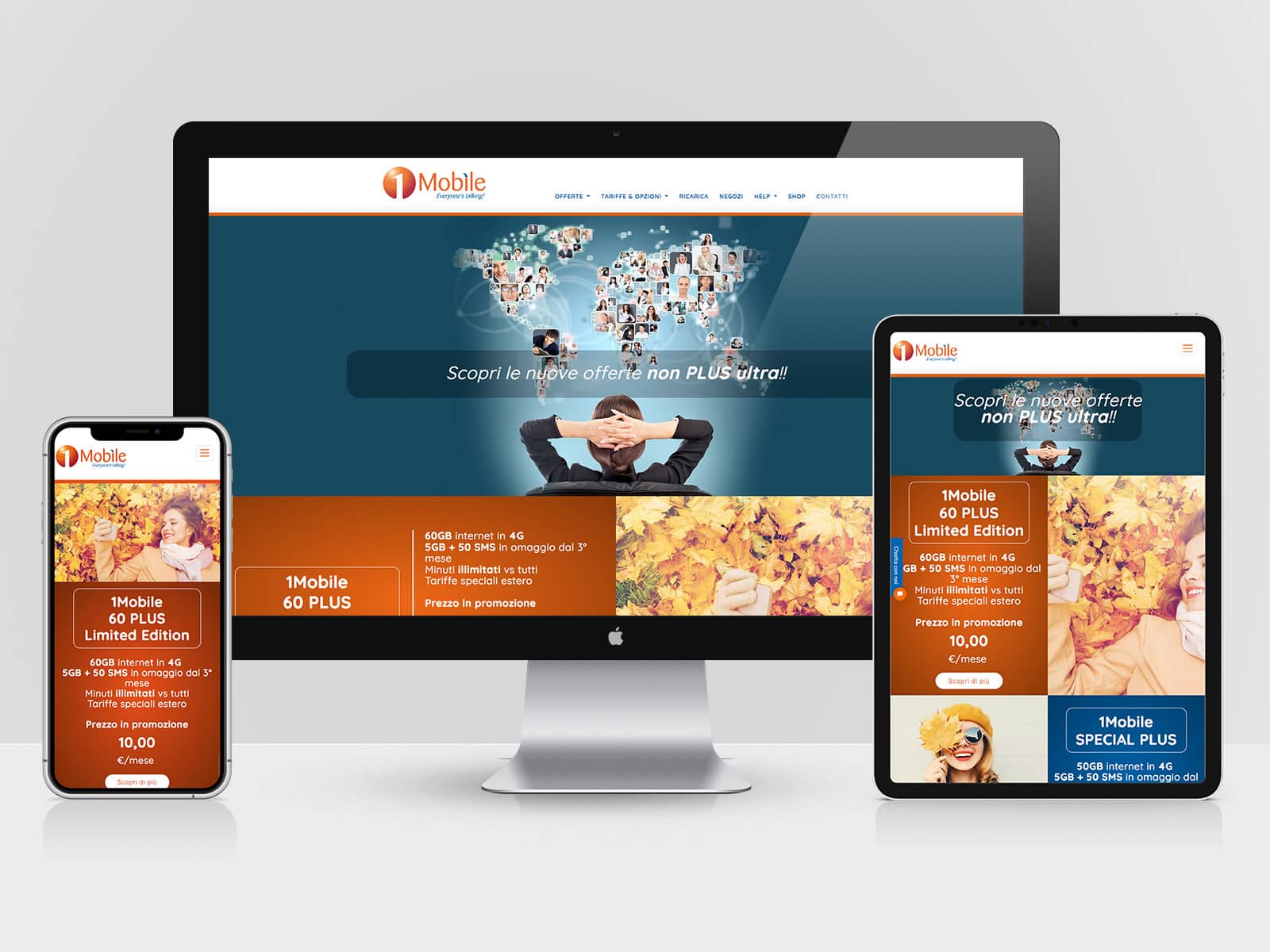 1Mobile - Web Design Milano, Cremona, Crema, Brescia, Piacenza - sviluppo TYPO3 Cms